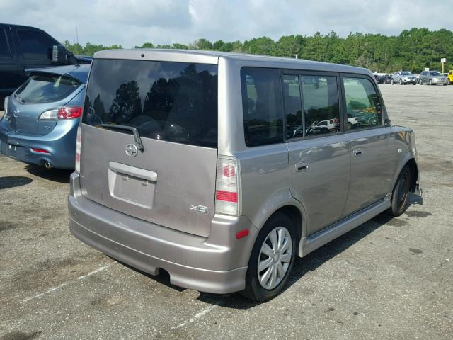 JTLKT324650216366 - 2005 TOYOTA SCION XB ნაცრისფერი ფოტო 4