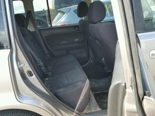 JTLKT324650216366 - 2005 TOYOTA SCION XB ნაცრისფერი ფოტო 6