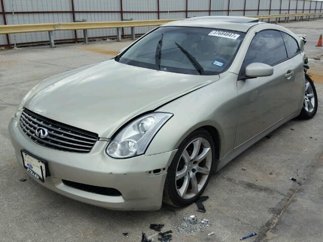 JNKCV54E96M709933 - 2006 INFINITI G35 TAN photo 2