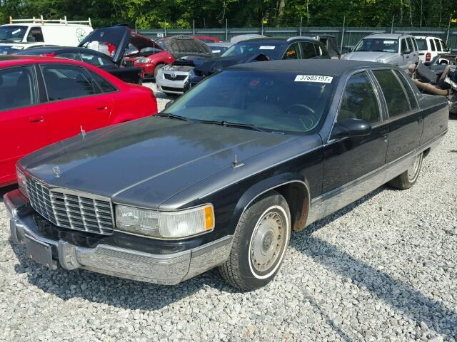 1G6DW52P4SR711791 - 1995 CADILLAC FLEETWOOD BLACK photo 2