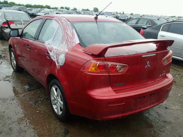 JA3AU16U99U022611 - 2009 MITSUBISHI LANCER DE RED photo 3