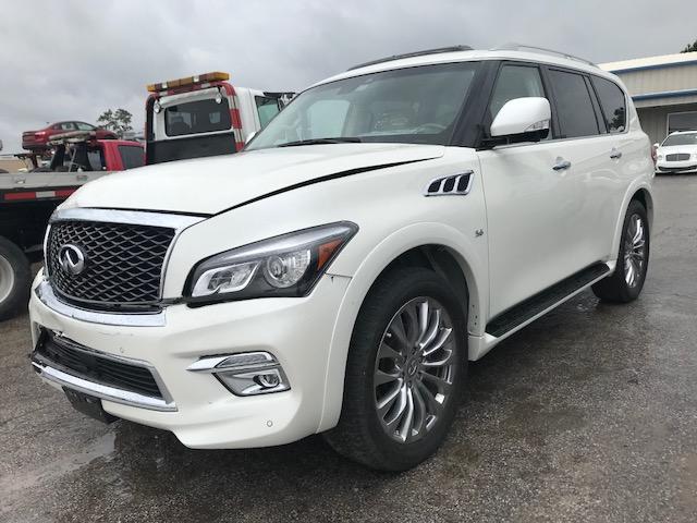 JN8AZ2NDXH9830269 - 2017 INFINITI QX80 BASE WHITE photo 2