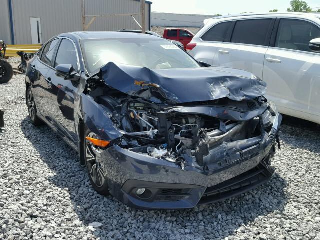 19XFC1F79GE003590 - 2016 HONDA CIVIC EXL BLUE photo 1