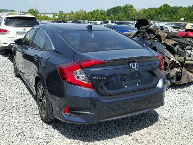 19XFC1F79GE003590 - 2016 HONDA CIVIC EXL BLUE photo 3