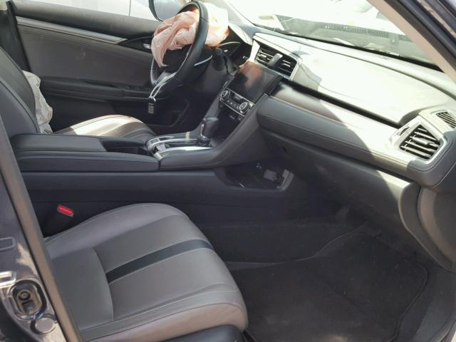 19XFC1F79GE003590 - 2016 HONDA CIVIC EXL BLUE photo 5