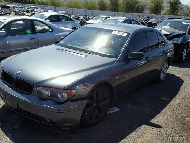 WBAGL63464DP68830 - 2004 BMW 745 I GRAY photo 10