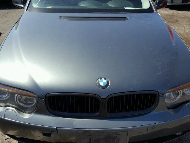 WBAGL63464DP68830 - 2004 BMW 745 I GRAY photo 7