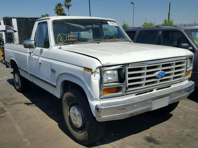 1FTFF25N9GPB36413 - 1986 FORD F250 WHITE photo 1