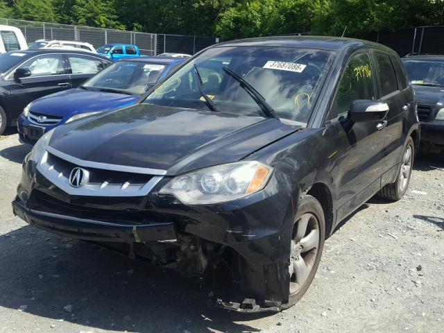 5J8TB18548A017792 - 2008 ACURA RDX TECHNO BLACK photo 2