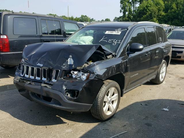 1C4NJCBA2GD666225 - 2016 JEEP COMPASS SP BLACK photo 2