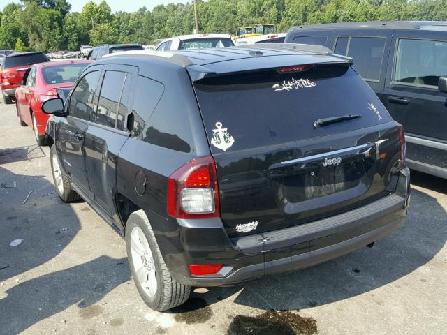 1C4NJCBA2GD666225 - 2016 JEEP COMPASS SP BLACK photo 3