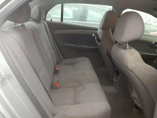 1G1ZA5EB8A4103570 - 2010 CHEVROLET MALIBU LS ვერცხლისფერი ფოტო 6