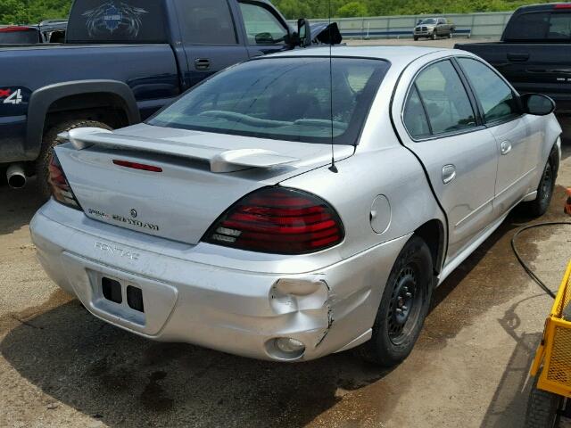 1G2NF52E64C253259 - 2004 PONTIAC GRAND AM S SILVER photo 4