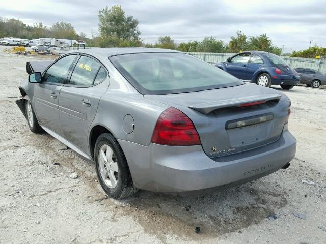2G2WP552381122966 - 2008 PONTIAC GRAND PRIX GRAY photo 3