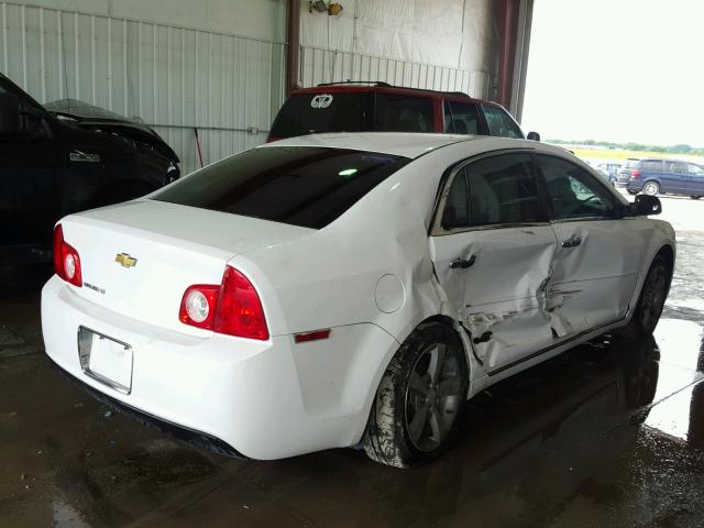 1G1ZC5EU3CF316865 - 2012 CHEVROLET MALIBU 1LT WHITE photo 4