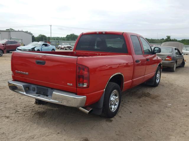 3D7KA28603G711357 - 2003 DODGE RAM 2500 S RED photo 4