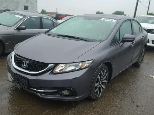 19XFB2F96FE028715 - 2015 HONDA CIVIC EXL 灰色 照片 2