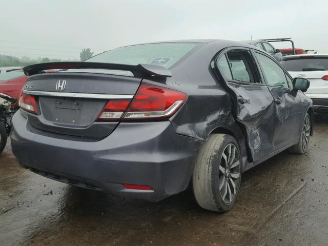19XFB2F96FE028715 - 2015 HONDA CIVIC EXL 灰色 照片 4