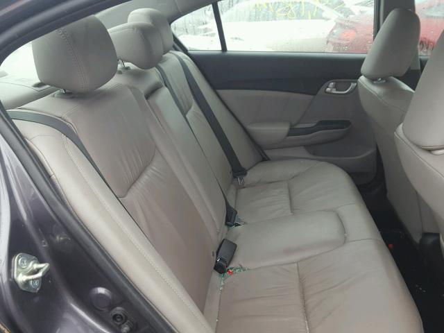 19XFB2F96FE028715 - 2015 HONDA CIVIC EXL 灰色 照片 6