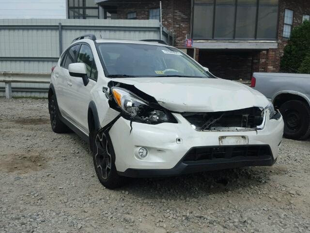 JF2GPAVC5E8286215 - 2014 SUBARU XV CROSSTR WHITE photo 1