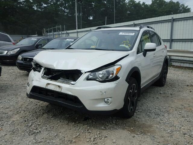 JF2GPAVC5E8286215 - 2014 SUBARU XV CROSSTR WHITE photo 2