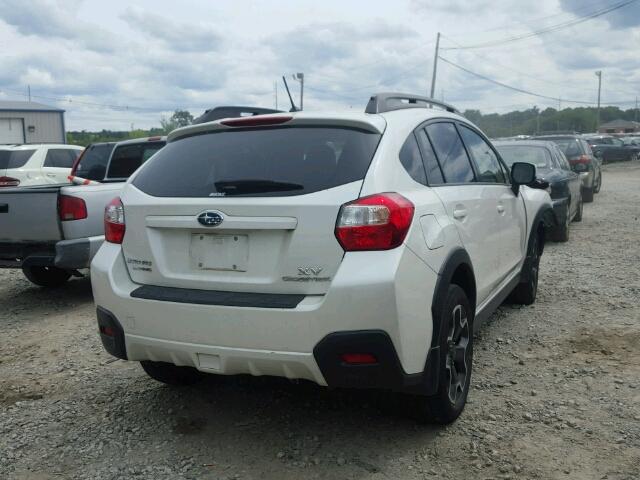 JF2GPAVC5E8286215 - 2014 SUBARU XV CROSSTR WHITE photo 4