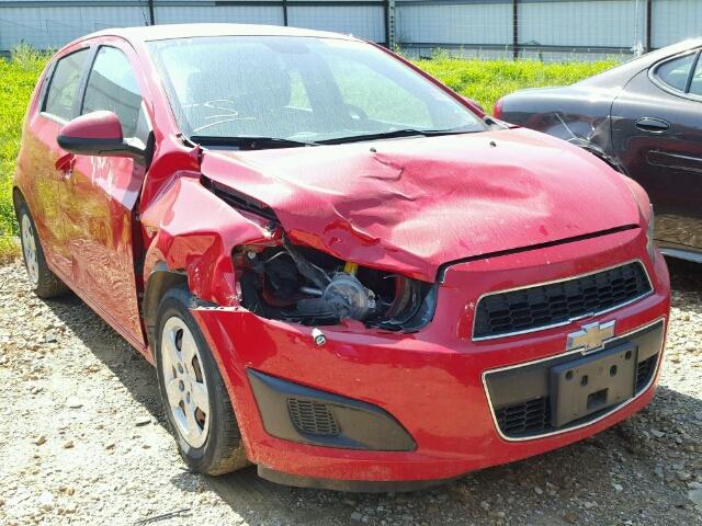 1G1JA6SH6D4236487 - 2013 CHEVROLET SONIC LS 红色 照片 1