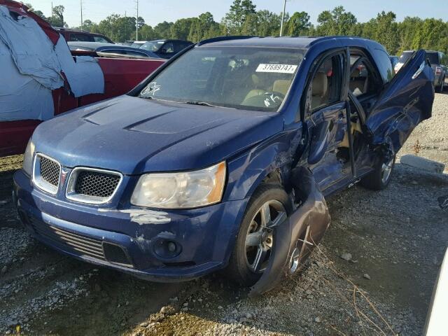 2CKDL537X86305290 - 2008 PONTIAC TORRENT GX BLUE photo 2