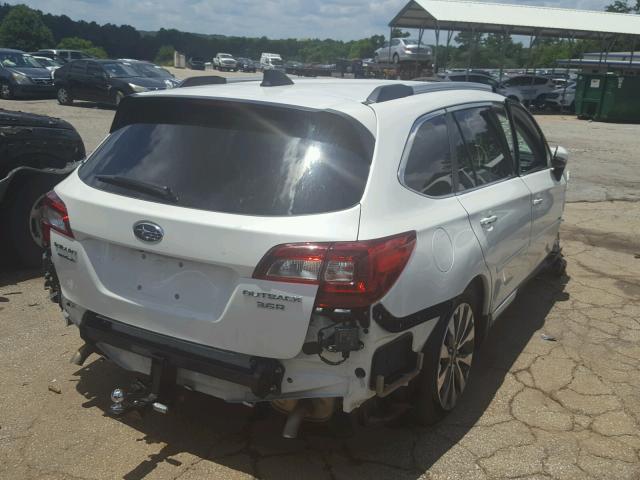 4S4BSETC1J3251370 - 2018 SUBARU OUTBACK TO WHITE photo 4