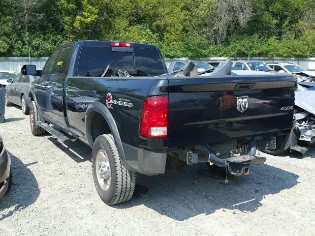 3D7UT2CL6BG530617 - 2011 DODGE RAM 2500 BLACK photo 3