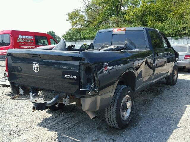 3D7UT2CL6BG530617 - 2011 DODGE RAM 2500 BLACK photo 4