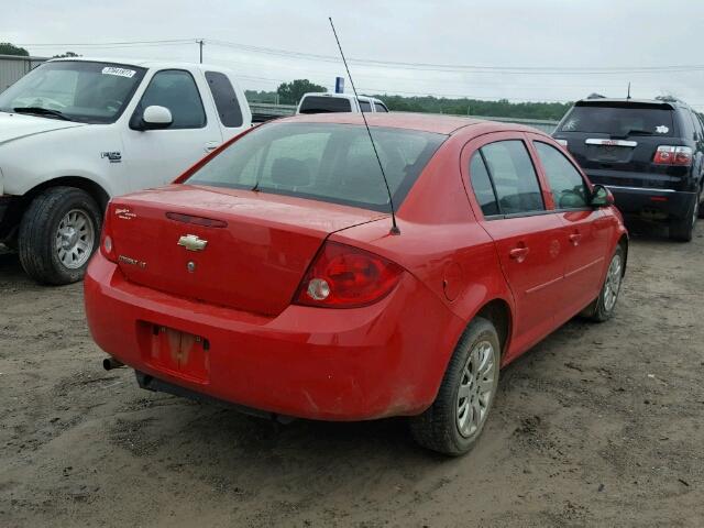 1G1AD5F55A7159655 - 2010 CHEVROLET COBALT 1LT RED photo 4