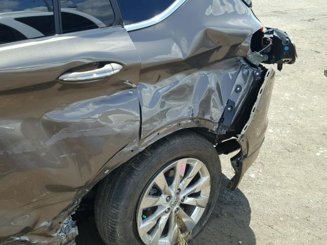 LRBFXBSA5HD192185 - 2017 BUICK ENVISION E BROWN photo 9