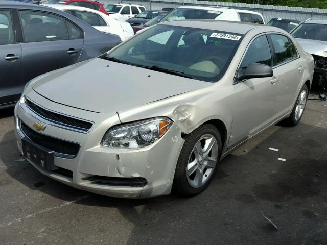 1G1ZA5EUXBF341590 - 2011 CHEVROLET MALIBU LS 棕色 照片 2