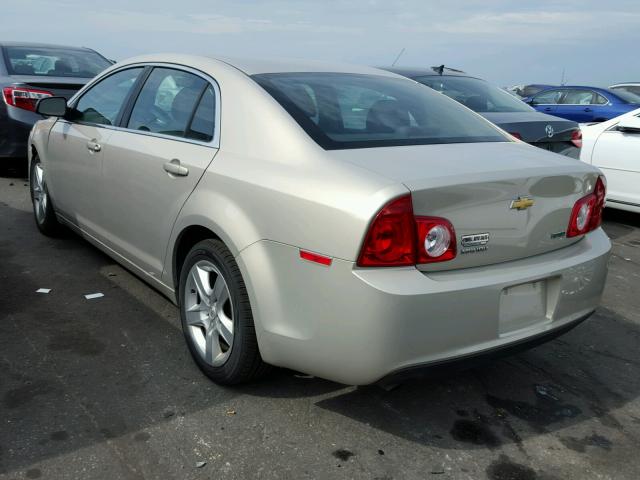 1G1ZA5EUXBF341590 - 2011 CHEVROLET MALIBU LS 棕色 照片 3