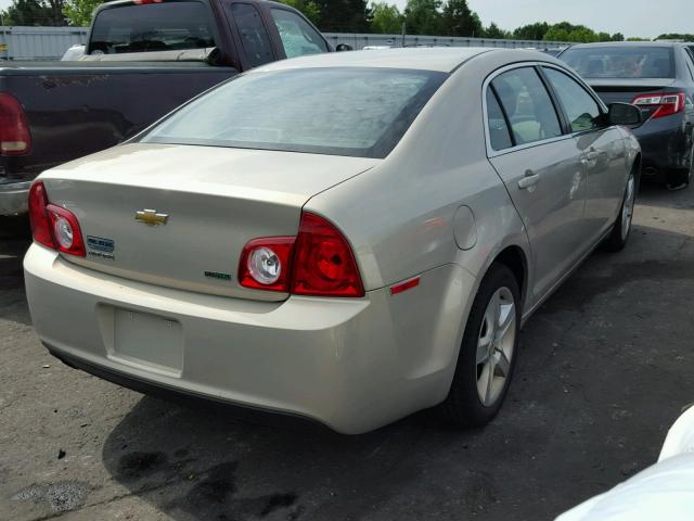 1G1ZA5EUXBF341590 - 2011 CHEVROLET MALIBU LS 棕色 照片 4