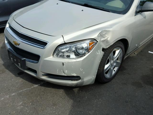 1G1ZA5EUXBF341590 - 2011 CHEVROLET MALIBU LS 棕色 照片 9