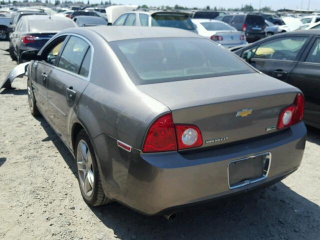 1G1ZC5E08AF308092 - 2010 CHEVROLET MALIBU 1LT CHARCOAL photo 3