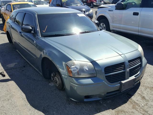 2D4FV47T76H236073 - 2006 DODGE MAGNUM SE GREEN photo 1