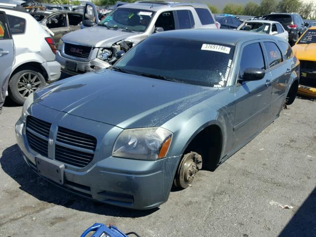 2D4FV47T76H236073 - 2006 DODGE MAGNUM SE GREEN photo 2