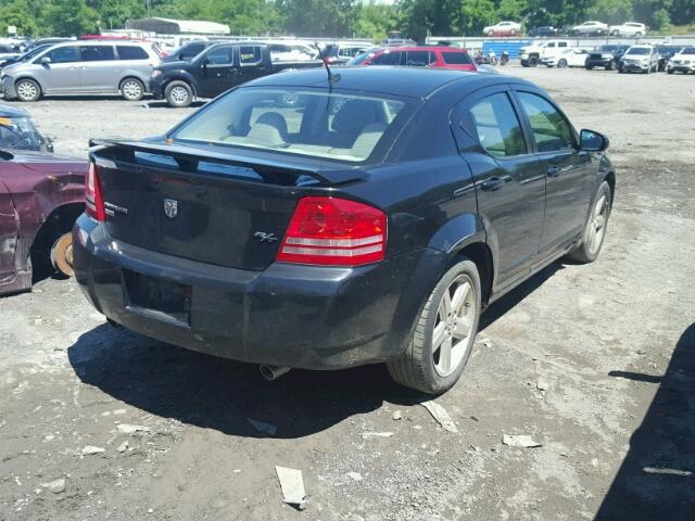 1B3LD76MX8N626739 - 2008 DODGE AVENGER R/ BLACK photo 4