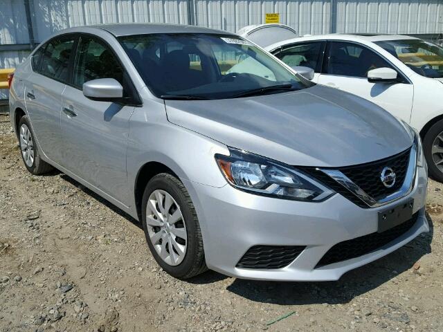 3N1AB7AP0HY327960 - 2017 NISSAN SENTRA S SILVER photo 1