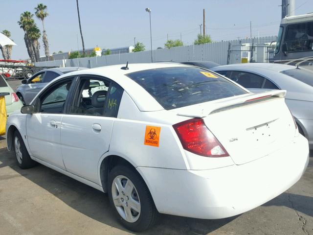 1G8AJ55F16Z152492 - 2006 SATURN ION LEVEL WHITE photo 3