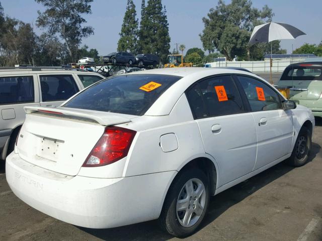 1G8AJ55F16Z152492 - 2006 SATURN ION LEVEL WHITE photo 4