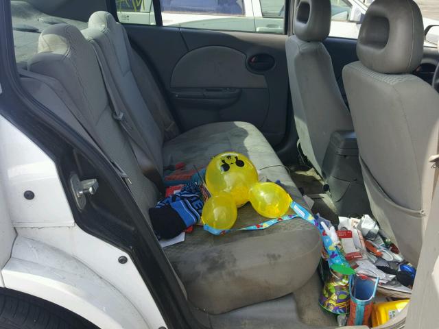 1G8AJ55F16Z152492 - 2006 SATURN ION LEVEL WHITE photo 6