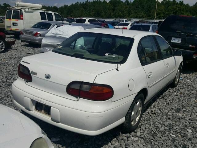 1G1ND52J72M555836 - 2002 CHEVROLET MALIBU WHITE photo 4