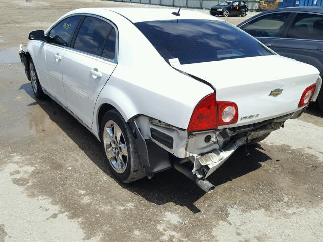 1G1ZC5EB1AF162944 - 2010 CHEVROLET MALIBU 1LT 白色 照片 3