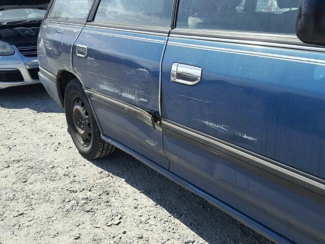 4S4BJ63C6M7923793 - 1991 SUBARU LEGACY L BLUE photo 9