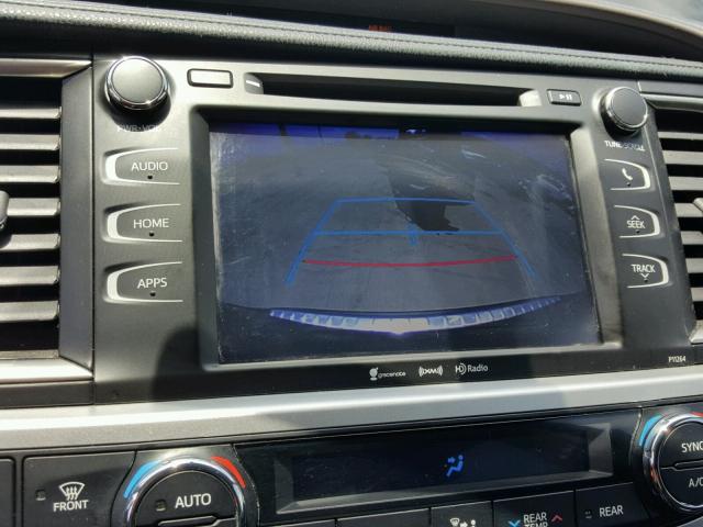 5TDZKRFH0GS186049 - 2016 TOYOTA HIGHLANDER შავი ფოტო 9