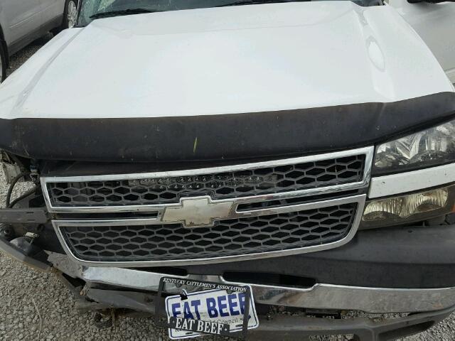 1GCHK29245E116535 - 2005 CHEVROLET SILVERADO WHITE photo 7